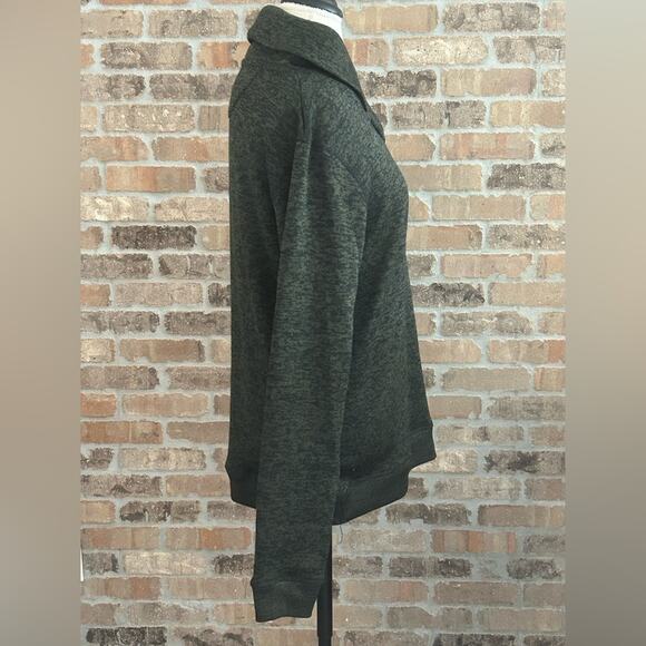 Le 31 par simons forest green pullover sweater shawl neck women’s sz medium knit - Picture 6 of 11